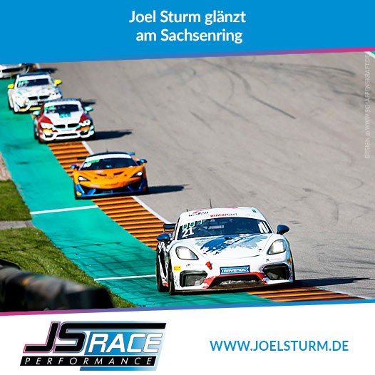 Joel Sturm glänzt am Sachsenring