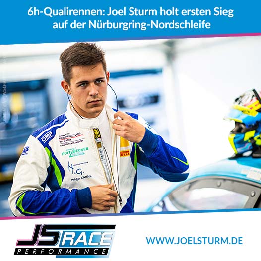 6h-Qualirennen: Joel Sturm holt ersten Sieg auf der Nürburgring-Nordschleife