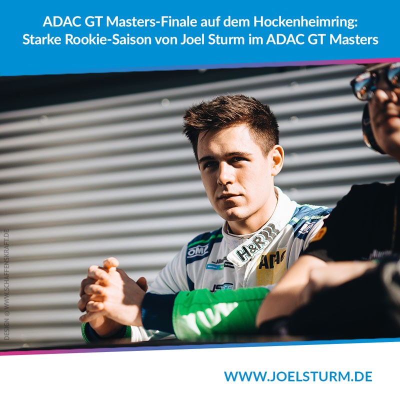 ADAC GT Masters-Finale auf dem Hocken­heim­ring: Starke Rookie-Saison von Joel Sturm im ADAC GT Masters