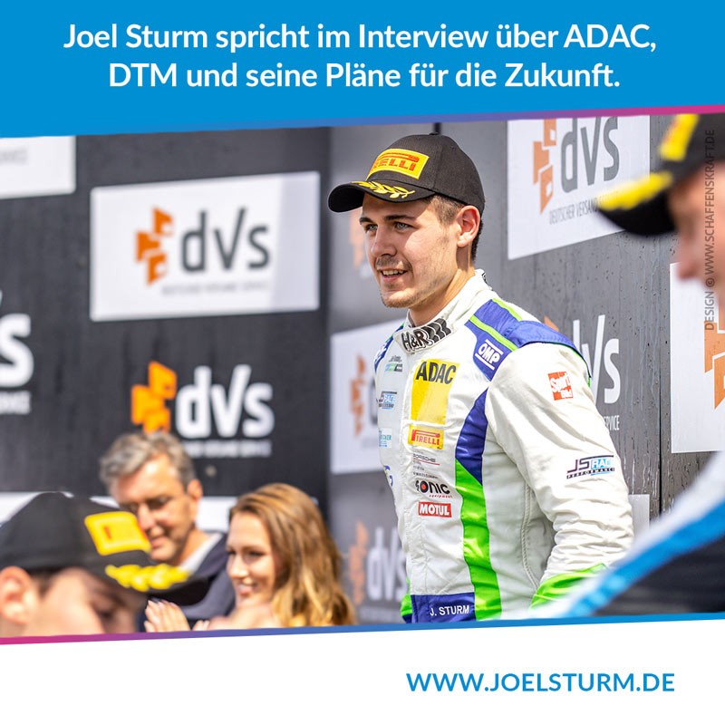 Joel Sturm spricht im Interview über ADAC, DTM und seine Pläne für die Zukunft.